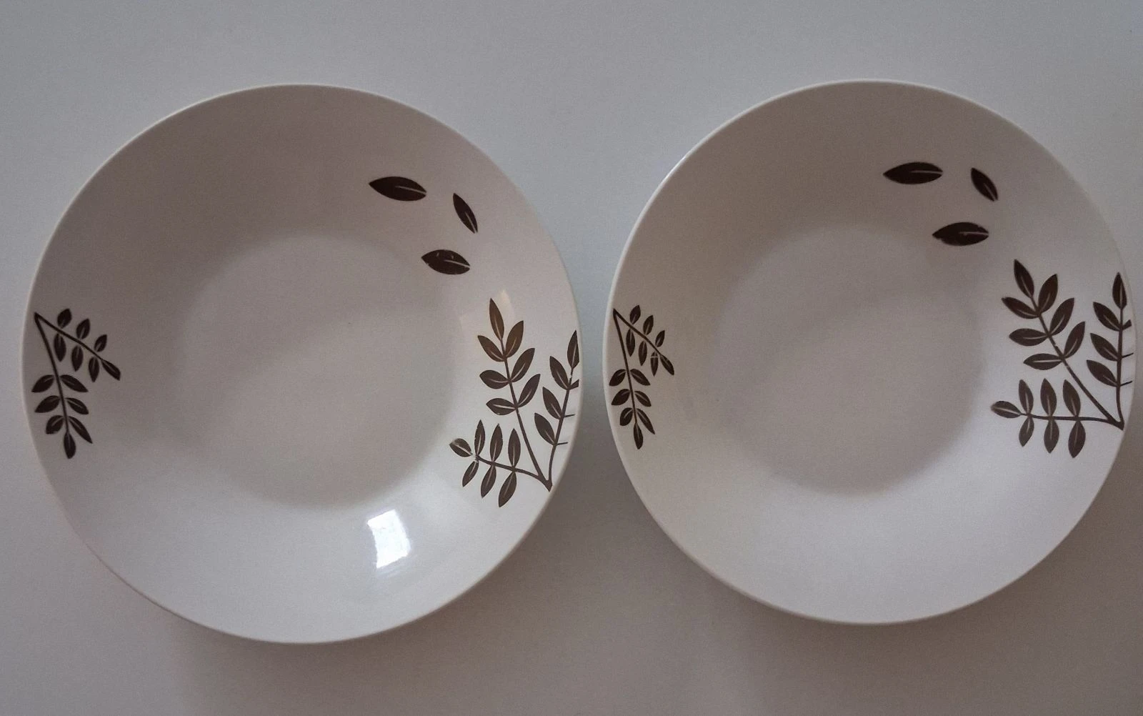 Lot de deux assiettes creuses 